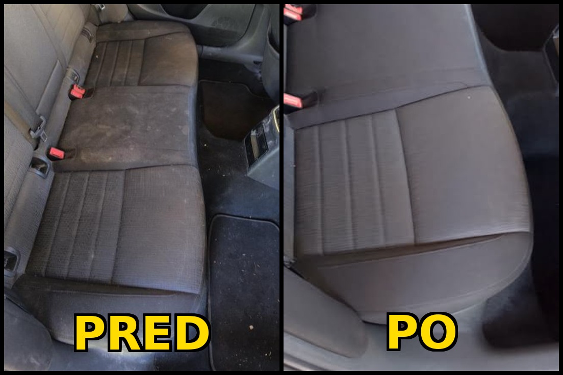 Zadné sedačky pred a po